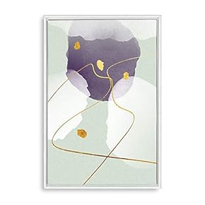 Framed Canvas Home Artwork Decoration Abstract Artwork Canvas Wall Art for Living Room, Bedroom - 16x24 inches