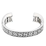 bayite Jewelry Bangle For Fitbit Alta , Unadjustable One-size Bracelet, Silver Rose Gold 5.5