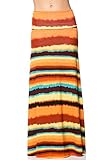 Frumos Womens Tie Dye Maxi Skirts