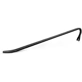 Olympia Tools 18" Wrecking Bar, Heavy Duty Pry Bar with Beveled Chisel End and Forged Carbon Steel for Prying, Lifting and Pulling Nails