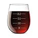 Gone For a Run Running Stemless Wine Glass Runner's Measurements