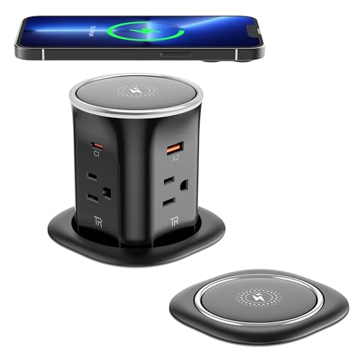 Jgstkcity Pop Up Countertop Outlet with USB C Charger