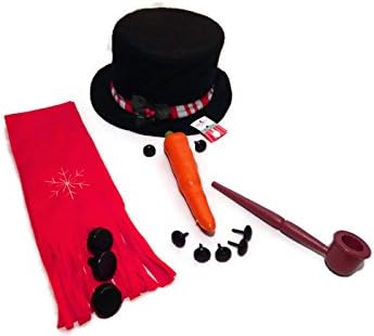 snowman hat and scarf