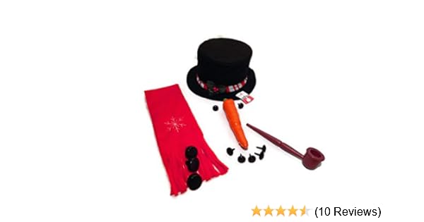 snowman hat and scarf