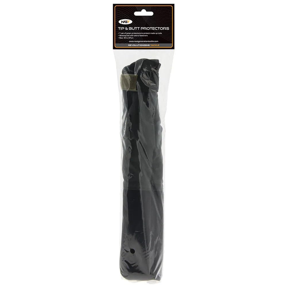 NGT Tip and Butt Protector For Made Up Rods - Green, One Size