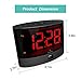 ANJANK Loud Alarm Clock with Wireless Bed Shaker, Powerful Vibrating Alarm Clock for Heavy Sleepers and Hard of Hearing, Large Number Display with Dimmer, Dual Alarm & USB Charger Port for Bedroom