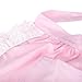 Aspire Waist Apron for Lady Medium Size Lace Cotton Kitchen Half Apron with Two Pockets Maid Costume