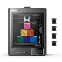 ELEGOO Centauri Carbon 3D Printer, CoreXY 500mm/s High Speed Printing with Auto Calibration, 320°C Nozzle and Built-in Camera, Ready to Print Out of The Box, 256x256x256mm Printing Size