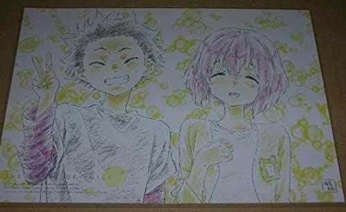 Amazon 映画 聲の形 入場者プレゼント 西屋太志描き下ろしイラストb5ポストカード アニメ 萌えグッズ 通販