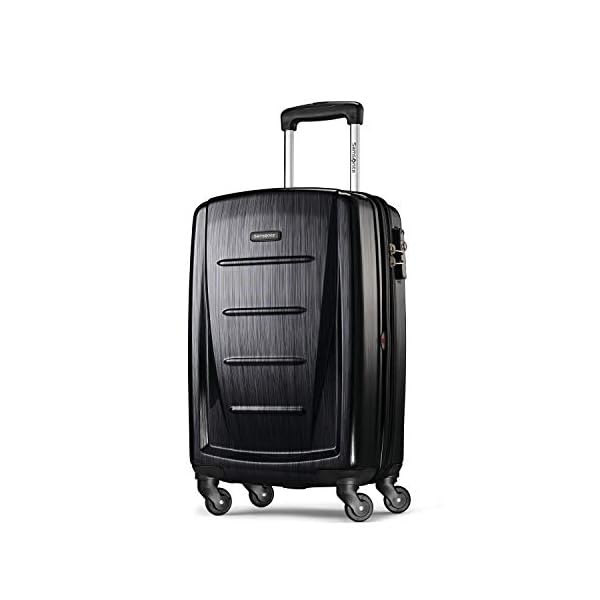 Samsonite Winfield 2 Hardside Expandable Luggage with Spinner Wheels, Carry-On 20-Inch, Brushed Anthracite