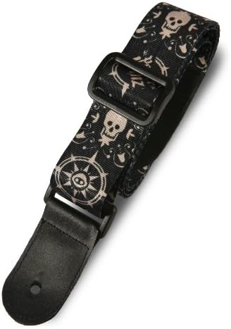 Paper Jamz Guitar Straps Skull And Compass