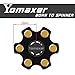 Yomaxer Fidget Spinner the Revolver Hand Spinner Stress Relief Toy With Premium Hybrid Ceramic Bearing Rivets Punk Style EDC Fidget Toy Stress Reducer for ADHD ADD