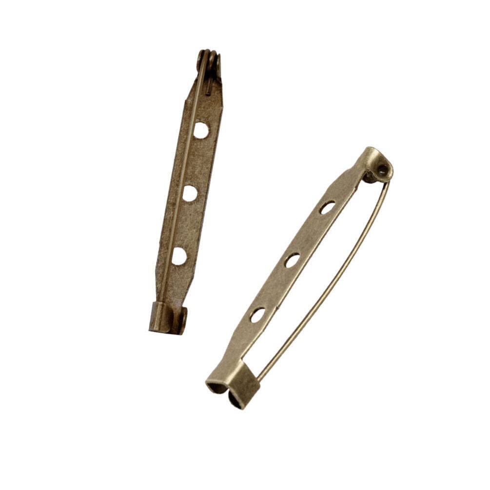 Milisten 200pcs Safety Bulk Large Safety Backs Safety Clasp Pin Safety Pin Safety Catch Back Pins Pin Back Clasp Brooch Alloy Bar Pins Brooch Catch Pins Craft Pin Hat Pin Sports Alloy Rod