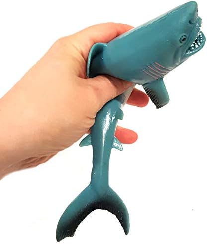 Blue Frog Toys 20cm Squeezy Stretchy Shark Sensory Toy - Assorted Design
