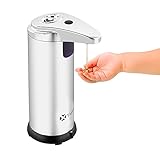 Automatic Soap Dispenser Adjustable Stainless Steel Soap Dispenser for Kitchen and Bathroom 280ml by Yivion