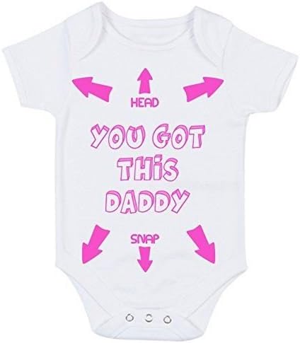 Bullshirt's You Got This Daddy Girl Babygrow (18-24MTHS, WHITE/PINK)