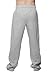Adidas Men's wide leg fleece sweatpants with zip pockets, Grey M