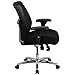 Flash Furniture Hercules Series Big & Tall Swivel Office and Gaming Chair, Ergonomic Mesh Office Chair with Padded Seat and Ratchet Back, Black