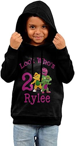 Barney And Friends Look Who's Rylee Toddler Pullover Hooded Sweatshirt Black