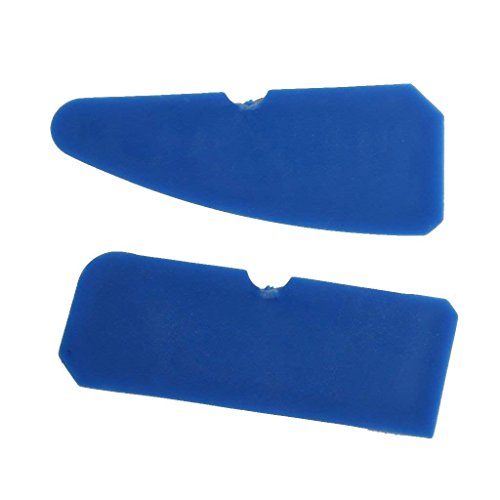 NiceButy 4PCS Caulking Tool Kit Joint Sealant Silicone Grout Remover Scraper Blue - Thumbnail 3