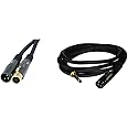 Monoprice XLR Cables Bundle - Gold Plated Pro Audio Cables
