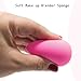 Crafteeze 6pcs Beauty Makeup Blender Sponges - Bonus Facial Exfoliating Cleanser Brush - Cosmetic Blending and Contour Applicator Set for Powder, Cream, Concealer, Blush, Primer and Foundation