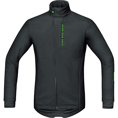 GORE BIKE WEAR, Men´s, Thermo mountain bike jacket, GORE WINDSTOPPER Soft Shell, POWER TRAIL WS SO, Size XL, Black, JWTPOW