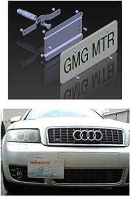 Amazon Com No Holes License Plate Bracket Kit For Audi A4 S4 2002 2005 B6 No Drill Tow Hook Front License Plate Mount Industrial Scientific