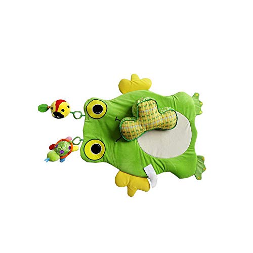 Newborn Baby Fitness Toy Soft Frog Shaped Baby Activity Mat Stuffed Multifunction Crawling Toddlers Pad Carpet Crawling Mat Pillow for Newborn Infants 1 Set - Thumbnail 5