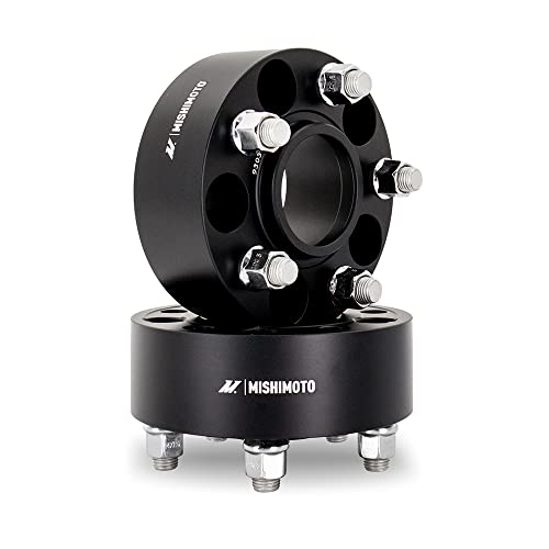 Mishimoto MMWS-001-500BK Wheel Spacers Compatible with 5X114.3 70.5mm Center Bo…