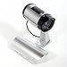 Masione Dummy Camera 4 Pack Outdoor Fake/Dummy Security Camera w/Blinking Light CCTV Surveillance (Silver)