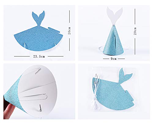 Mermaid Party Supplies Pool theme Set 209pcs - Flasoo Mermaod Tails Themed Birthday Parties Decorations Includes Disposable Tableware Kit - Serves 16 Guest