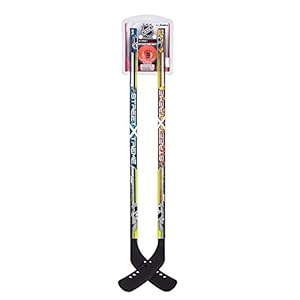 Franklin Sports NHL Kids Street Hockey Stick Set – Includes (2) Youth Street Hockey Sticks + (1) Outdoor Roller Hockey…