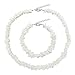 Seashell Necklace and Bracelet Set,Haluoo Bohemian Seashell Collar Necklace Boho Sea Shell Statement Necklace Hawaiian Seashell Choker Necklace and Bracelet Jewelry Set for Girls Women (14″)thumb 1