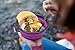 Pop-up Dog Bowl & Pet Bowl - Collapsible Travel Silicone Camping Crate Dish Bowl - 2 Cup Set - Pink/Purple, Small by KIQ