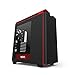NZXT H440 Mid Tower Case (Matt Black/Red with Window)