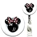 Mouse Ears Symbol Real Charming Premium Heavy Duty Belt Clip ID Badge Holder Badge Reel (Minn BC)