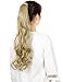 Wavy Curly Ponytail Extension Wrap Around Long Straight Pony Tail Hair Synthetic Hairpiecethumb 2