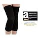 HaloVa Knee Sleeves, Thin Knee Support Brace Protector Warmers, High Elastic Kneecap Kneelet for Sports and Daily Wear, Comfortable and Breathable, Black