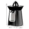 Duronic Citrus Juicer JE6 BK | Electric Juice Extractor | Powerful 100W | Black and Stainless-Steel | 2 Cone Sizes…