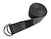 Clever Yoga - 8 ft Yoga Strap for Exercise & Physical Therapy, Leg Stretching Strap Yoga Accessories & Stretching Equipment, Leg Stretcher for Women & Men, Home Workout Essentials - Dark Gray