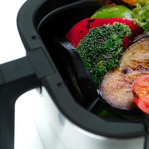 , Friggitrice ad Aria 10L 1800W con Display LED Touch, Finestra di Controllo e Timer 24 Ore