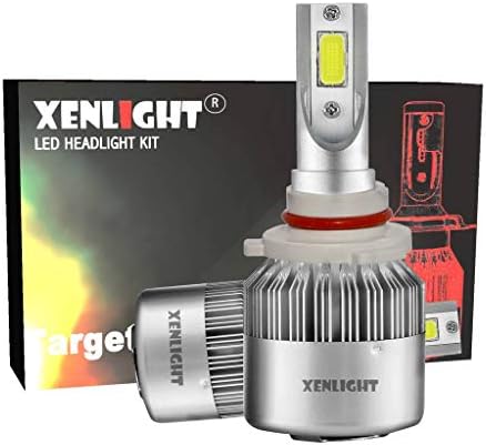 Xenlight 9012 LED Headlight Bulbs with Saber Beam-60W 6,000Lm- Bulb and Kit -Cool White-2 Yr Warranty