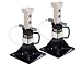 Omega 32225B Black Heavy Duty Jack Stand - 22 Ton Capacity primary