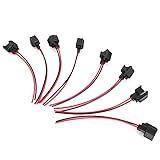 Set 8 EV6 EV14 USCAR Fuel Injector Connector Pigtail Wire Compatible with Dodge LS2 LS3 GM Ford