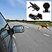 CarNeed 4 Pcs Deer Alert for Vehicles, Avoids Deer Collisions Car Deer Warning, Black Ultrasonic Wildlife Warning for Auto Motorcycle Truck SUV and ATV