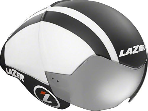 Lazer WASP AIR Aero Helmet: Black with White MD/LG Unisize