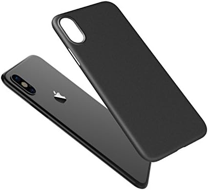 iPhone X Case PP Ultra Thin [0.35mm] Thinest [0.4g] Lightest Wireless Charging Supported Protective Lightweight Cover Case (Black)