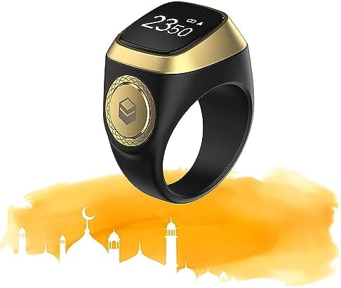 iQIBLA Smart Tasbih Zikr1 Lite Ring Black 22mm price in UAE