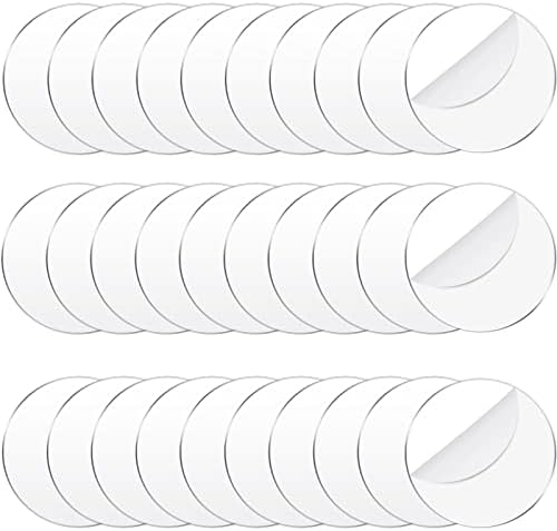 Pack De 40 Discos De Acrílico Negros FINGERINSPIRE – Bases De 40 Mm Para Figuras Y Miniaturas – DIY Y Manualidades – Grosor 3 Mm